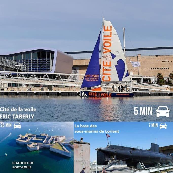 T3 Proche Centre Ville Gare Sncf Plage Avec Parkink Prive Lorient Eksteriør bilde