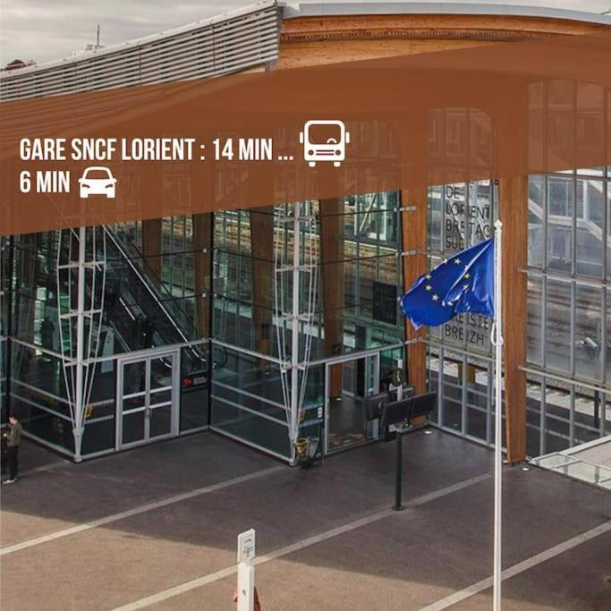 T3 Proche Centre Ville Gare Sncf Plage Avec Parkink Prive Lorient Eksteriør bilde
